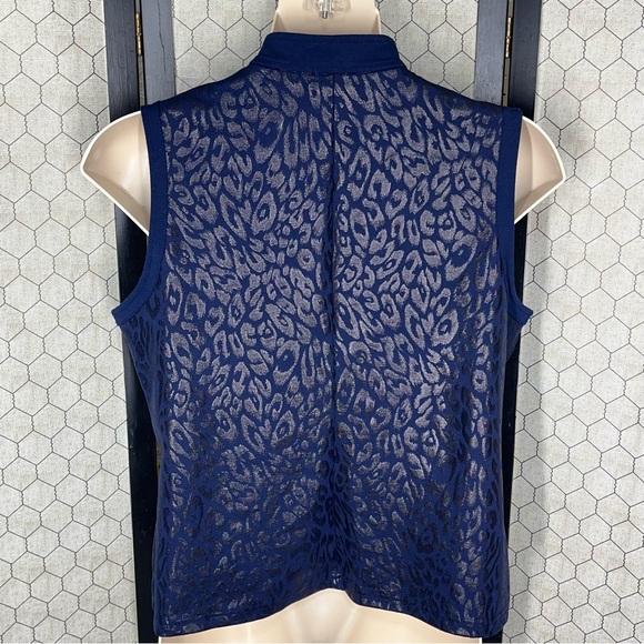 Weekends By Chico’s Animal Print Vest - Picture 3 of 10